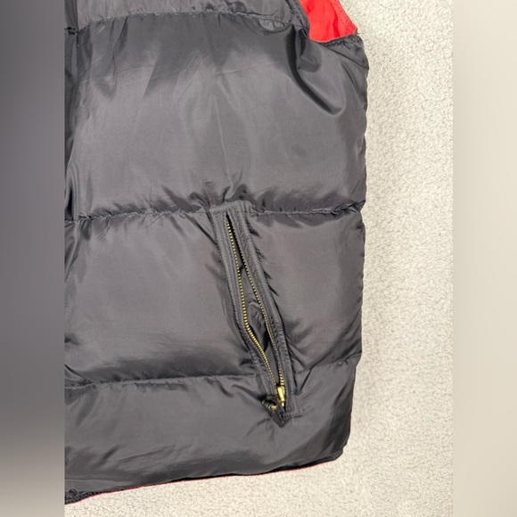 Polo Ralph Lauren down filled reversible black/red men’s medium preowned - Picture 7 of 11